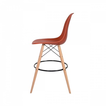 Krzesło barowe 46x57x104cm King Home DSW Wood ceglaste
