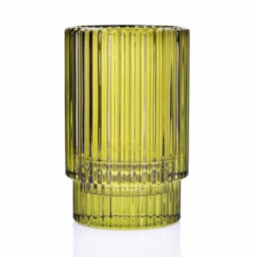 Lampion na tealight świecznik DUKA PRISM 10 cm zielony szkło