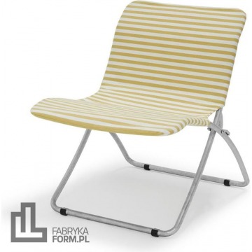 Krzesło plażowe Lise żółte