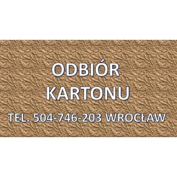 Odbiór kartonu, Wrocław, tel. 504-746-203. Wy... - Utylizacja, wywóz śmieci - Wrocław - zdjęcie 2