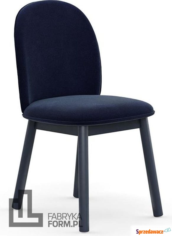 Krzesło Ace welur granatowe - Sofy, fotele, komplety... - Świętochłowice