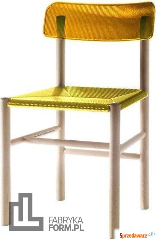 Krzesło Trattoria żółte - Sofy, fotele, komplety... - Zaścianki