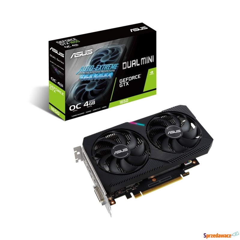 ASUS GeForce GTX 1650 DUAL 4GB OC MINI - Karty graficzne - Nowy Targ