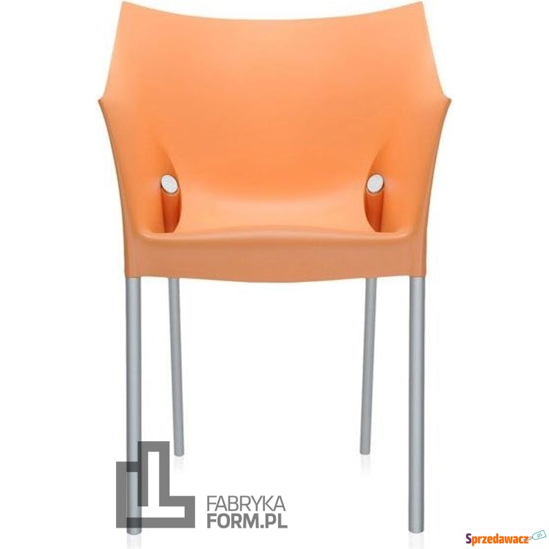 Krzesło Dr. No jasnopomarańczowe - Sofy, fotele, komplety... - Legnica