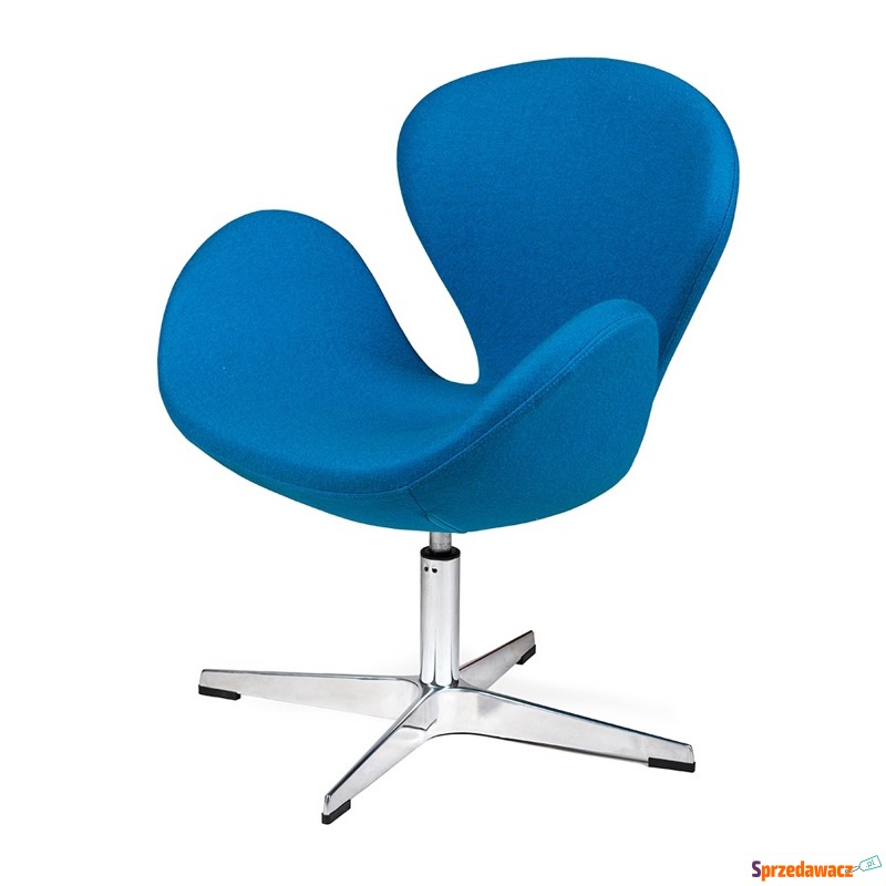 Fotel 72x61,5x83cm King Home Swan granatowy niebieski - Sofy, fotele, komplety... - Tychy