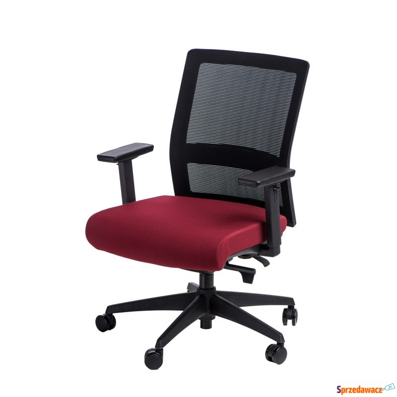 Krzesło biurowe Maduu Studio Press czarno-czerwone - Krzesła biurowe - Starogard Gdański