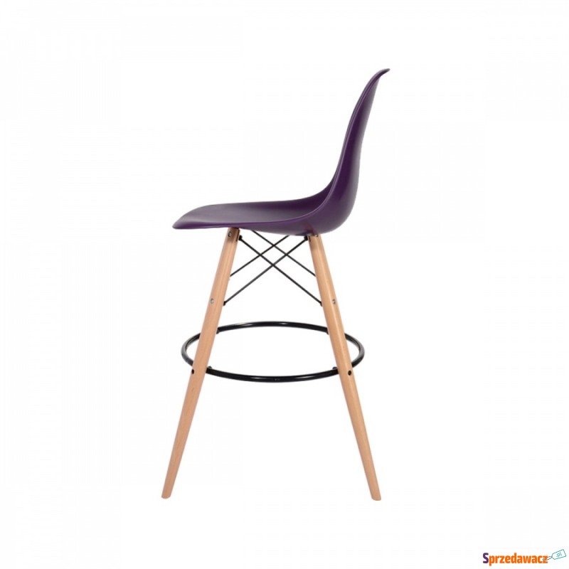 Krzesło barowe 46x57x104cm King Home DSW Wood... - Taborety, stołki, hokery - Piekary Śląskie