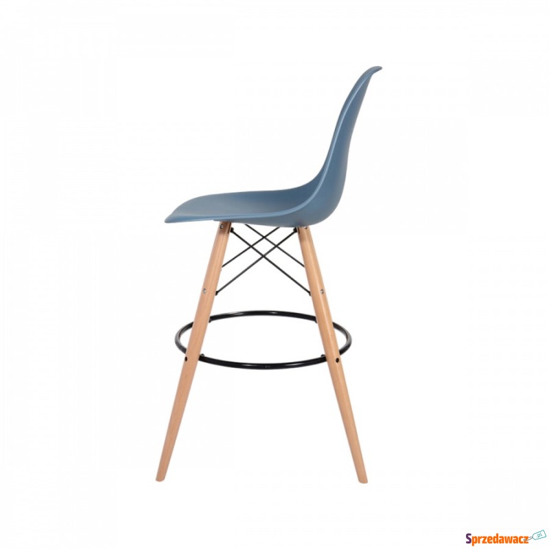 Krzesło barowe 46x57x104cm King Home DSW Wood... - Taborety, stołki, hokery - Rogoźnik