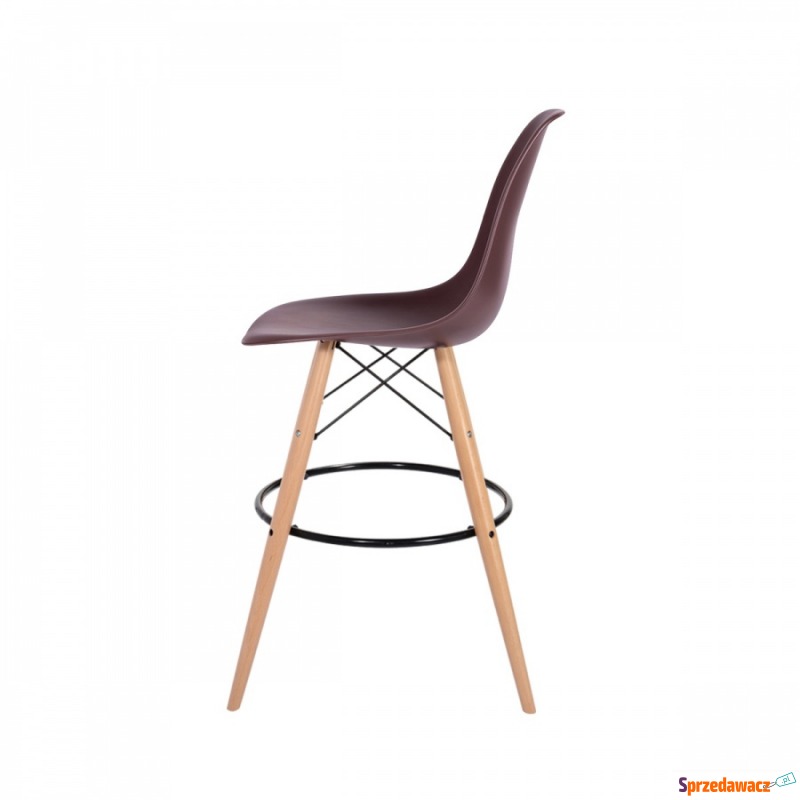 Krzesło barowe 46x57x104cm King Home DSW Wood... - Taborety, stołki, hokery - Krupniki