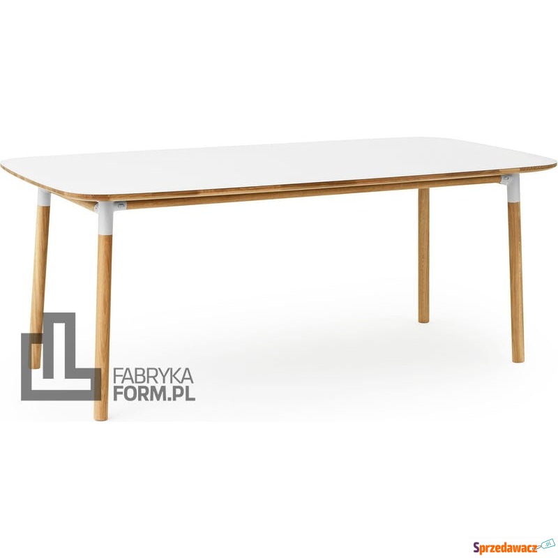 Stół Form 95x200 cm biały - Stoły kuchenne - Rumia