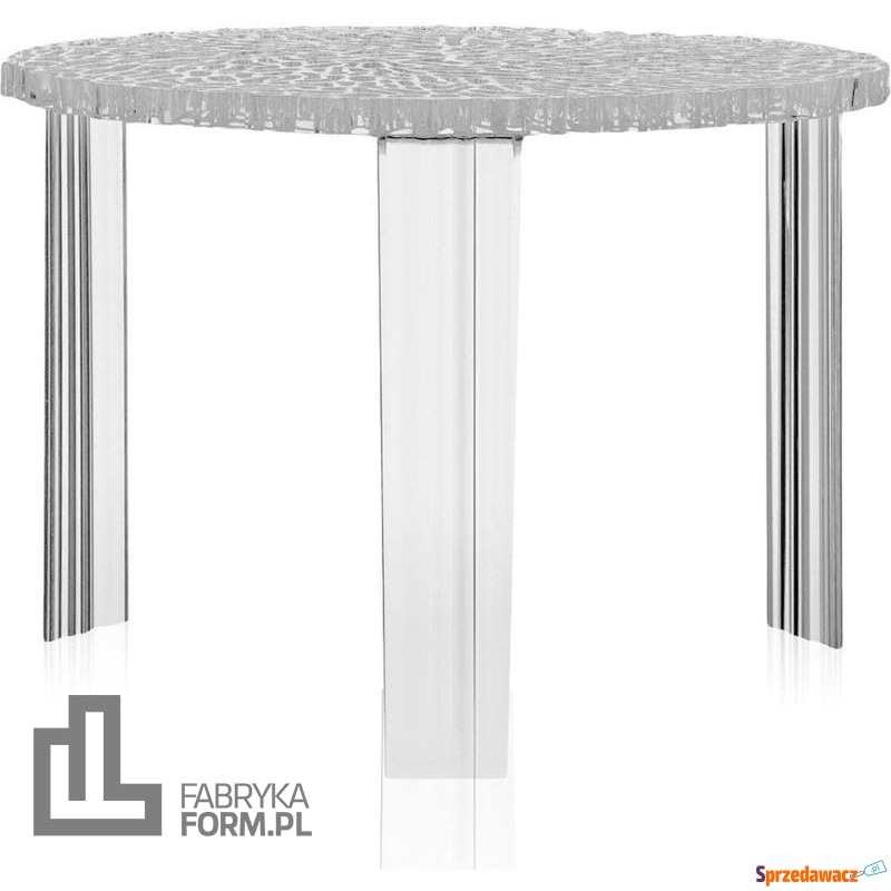 Stolik T-Table 36 cm kryształowy - Stoły, stoliki, ławy - Siedlce