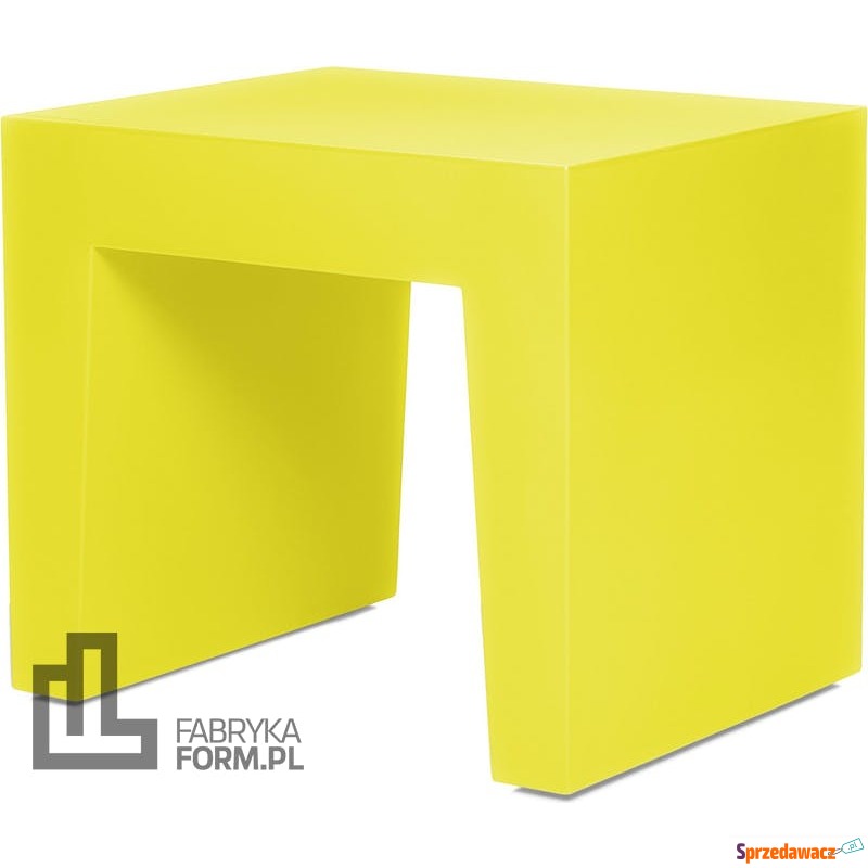 Stołek Concrete Seat żółty - Stoły, stoliki, ławy - Opole