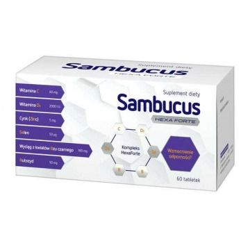 Sambucus hexaforte x 60 tabletek