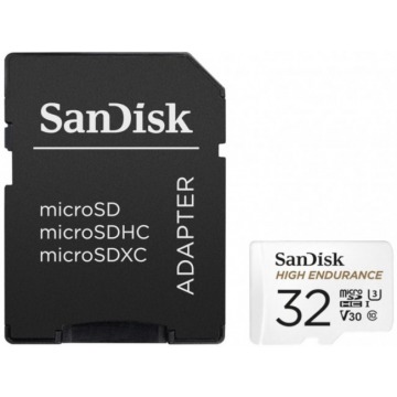 SanDisk High Endurance microSDHC 32GB V30 + Adapter