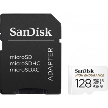 SanDisk High Endurance microSDXC 128GB V30 + Adapter