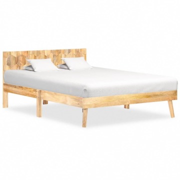 Rama łóżka, lite drewno mango, 120 x 200 cm