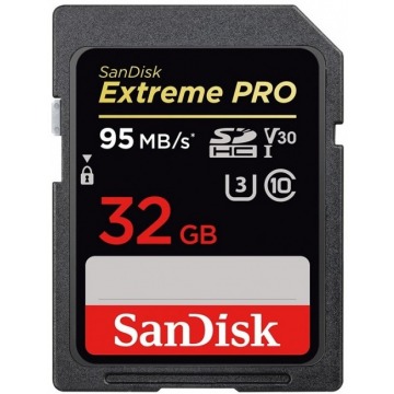 SanDisk SDHC 32GB Extreme Pro UHS-I U3 V30 95MB/s