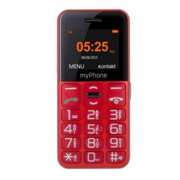 Telefon myPhone Halo Easy czerwony