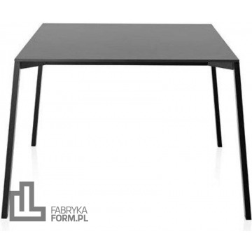 Stół Table_One 220 x 100 cm czarny blat z czarną ramą