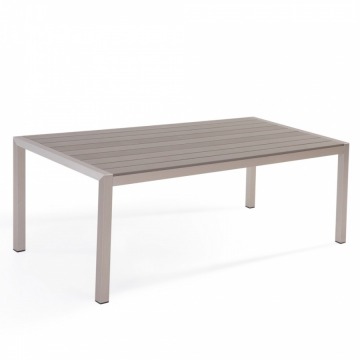 Stół ogrodowy z aluminium 180 x 90 cm szary VERNIO