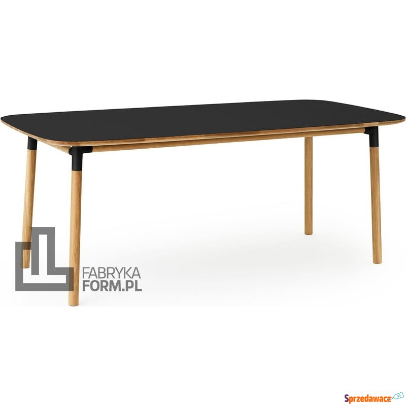 Stół Form 95x200 cm czarny - Stoły kuchenne - Sandomierz