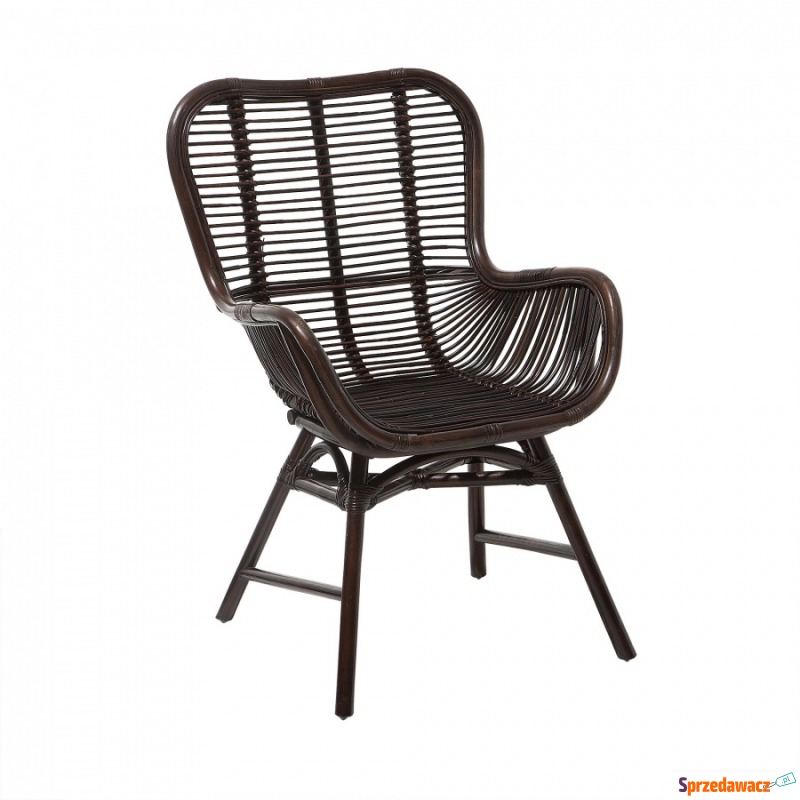Krzesło rattanowe brązowe Binentino BLmeble - Fotele, sofy ogrodowe - Pabianice