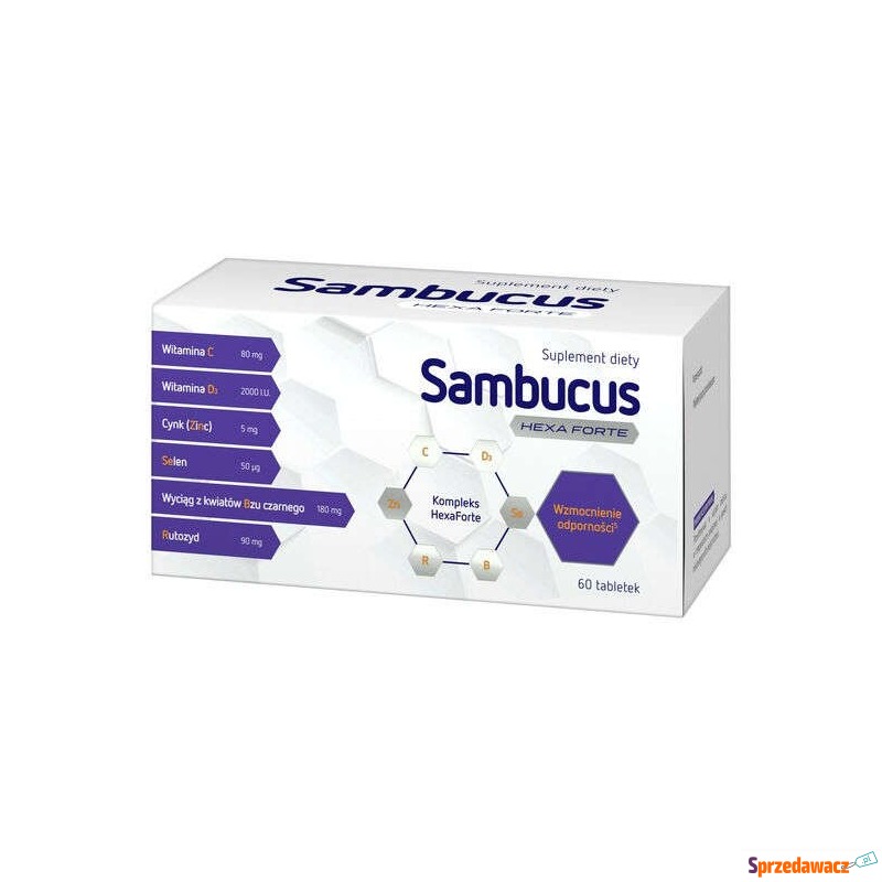 Sambucus hexaforte x 60 tabletek - Witaminy i suplementy - Rzeszów