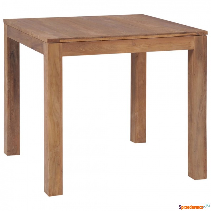 Stół z drewna tekowego, naturalne wykończenie,... - Stoły kuchenne - Bolesławiec