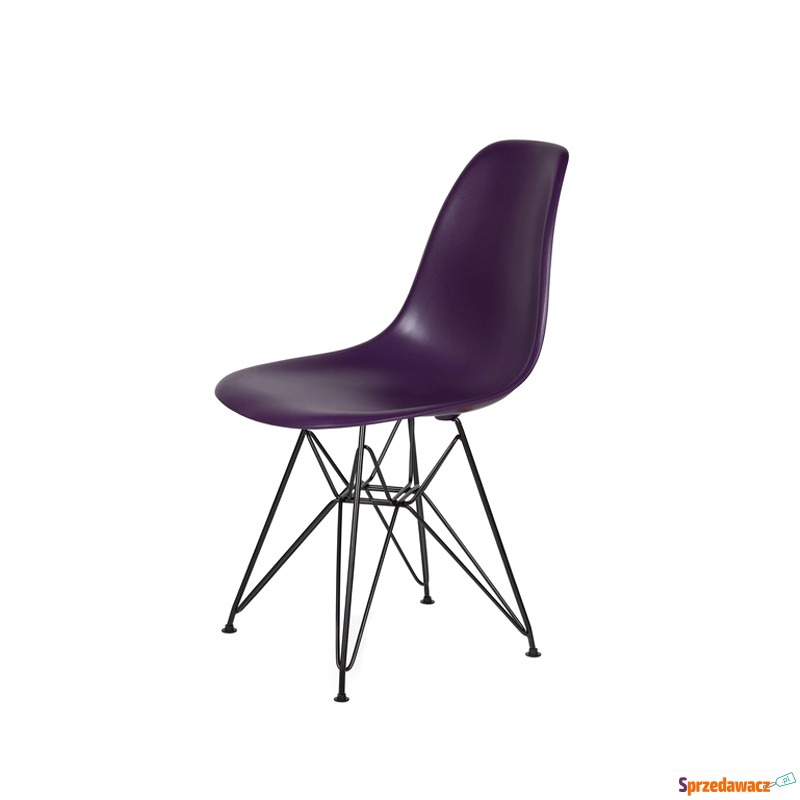 Krzesło DSR King Home fioletowa purpura - Krzesła do salonu i jadalni - Nysa