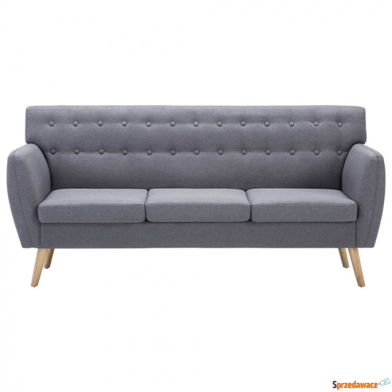 3-osobowa sofa tapicerowana tkaniną, 172x70x82... - Sofy, fotele, komplety... - Legnica