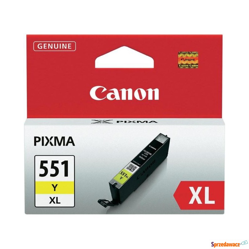 Oryginał Canon CLI 551 XL żółty - Tusze, tonery - Krzeszów