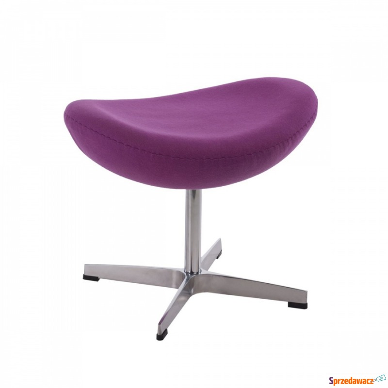 Podnóżek 41x55x43 cm D2.Design Jajo amarantowy - Sofy, fotele, komplety... - Runowo