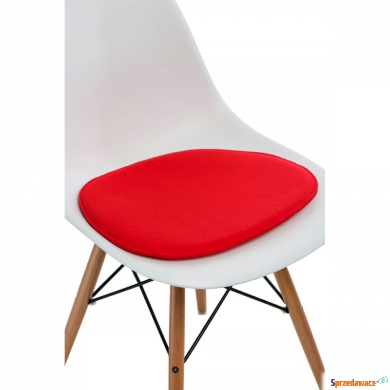 Poduszka na krzesło Side Chair czerwona - Poduszki - Piotrków Trybunalski