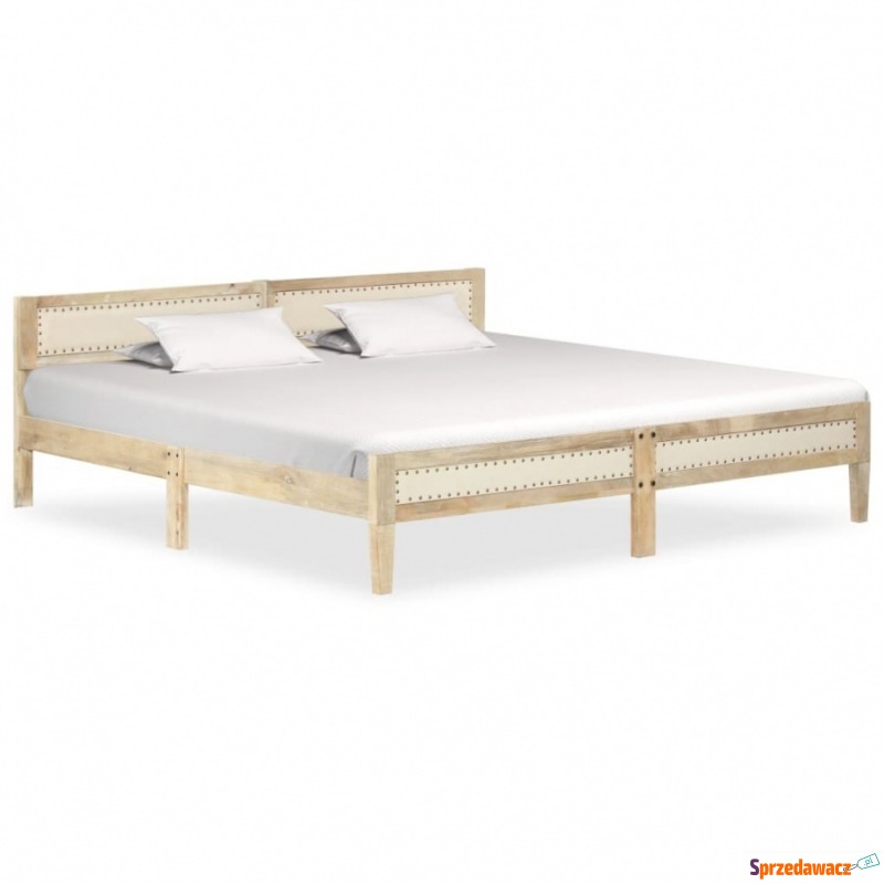 Rama łóżka, lite drewno mango, 200 cm - Stelaże do łóżek - Tarnowiec