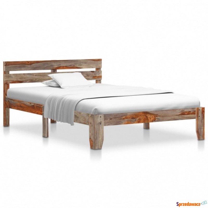 Rama łóżka, lite drewno sheesham, 120 x 200 cm - Łóżka - Długołęka