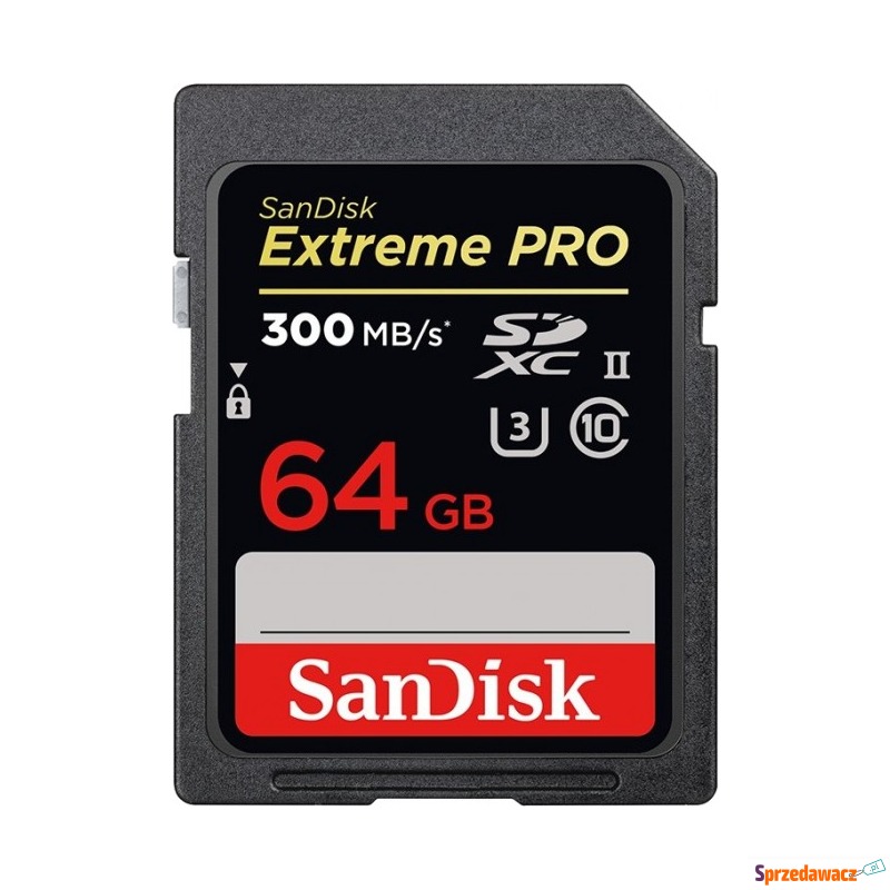 SanDisk SDXC 64GB Extreme Pro UHS-II 300MB/s - Karty pamięci, czytniki,... - Busko-Zdrój