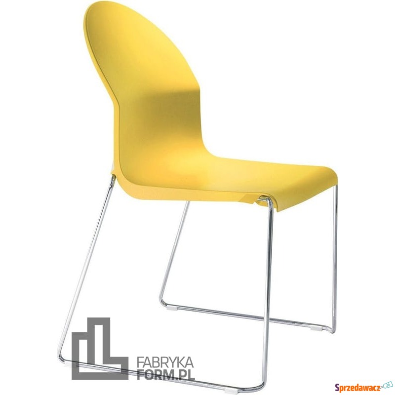Krzesło Aida żółte - Sofy, fotele, komplety... - Zielona Góra