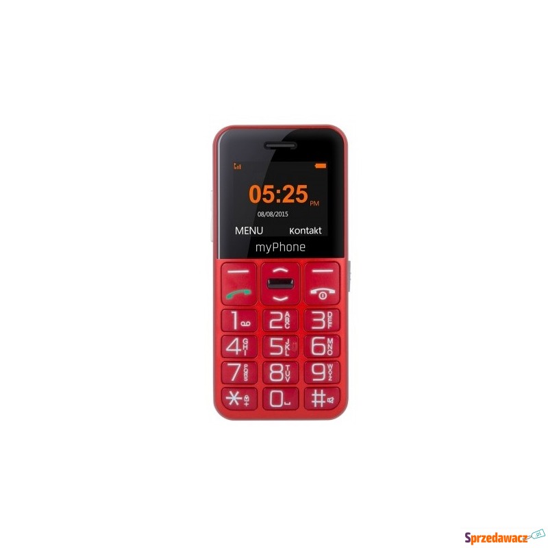 Telefon myPhone Halo Easy czerwony - Telefony komórkowe - Borsk