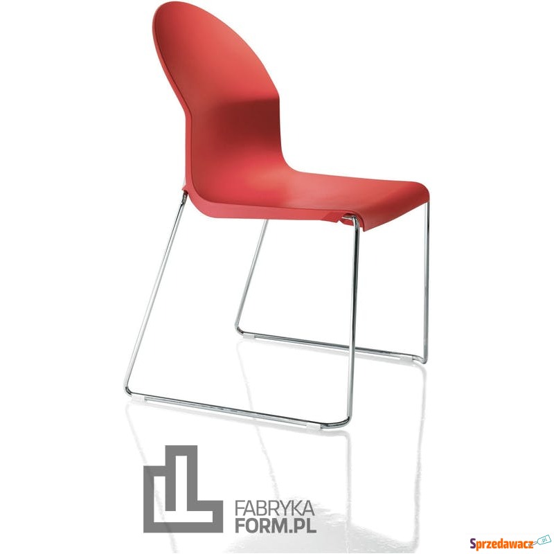 Krzesło Aida czerwone - Sofy, fotele, komplety... - Kraczkowa