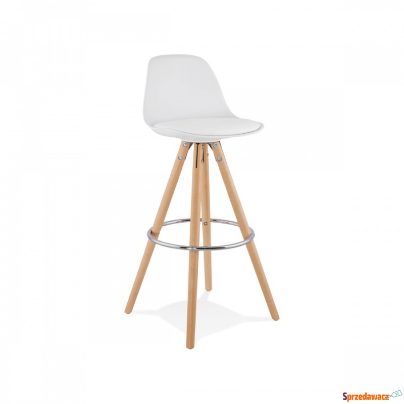 Krzesło barowe Kokoon Design Anau białe - Taborety, stołki, hokery - Pruszcz Gdański