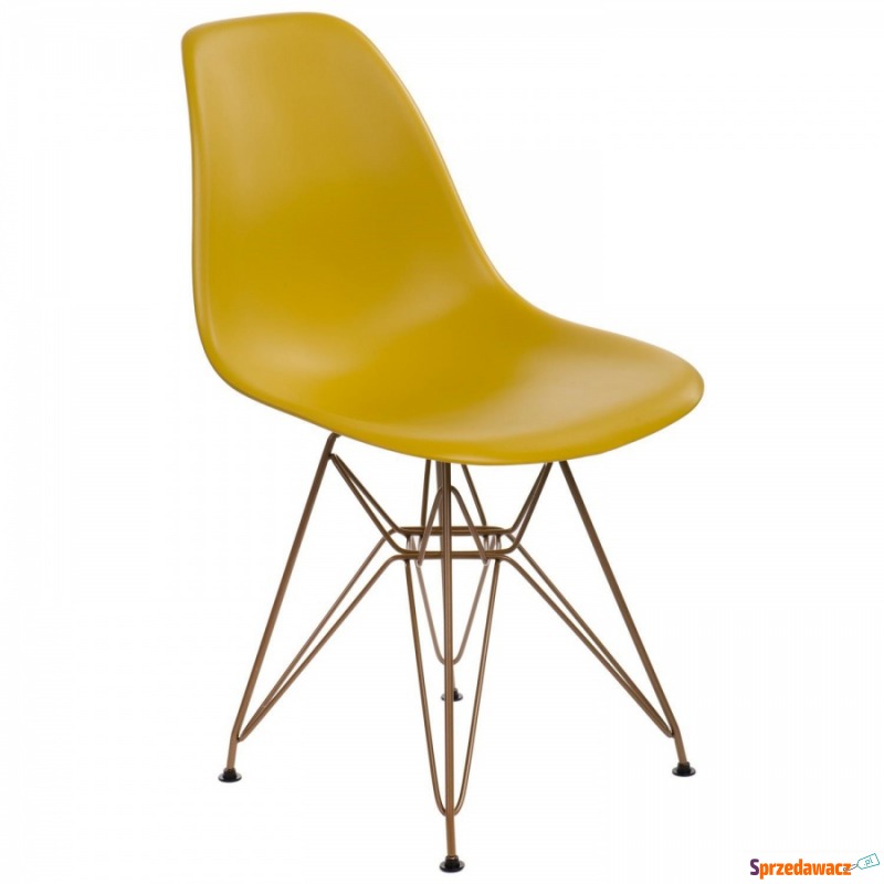 Krzesło P016 PP Gold dark olive - Krzesła do salonu i jadalni - Legionowo
