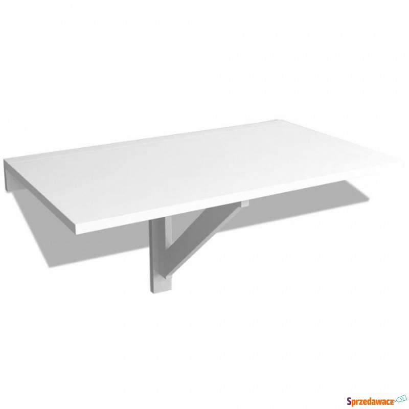 Składany stolik na ścianę, biały, 100 x 60 cm - Toaletki - Białystok