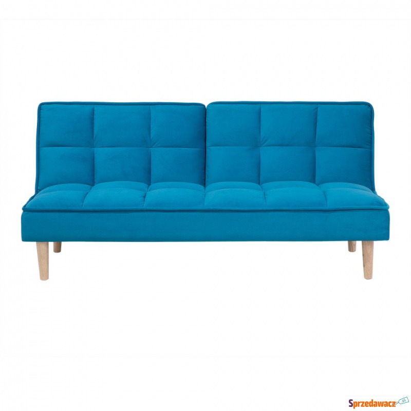 Rozkładana sofa Civello niebieska - Sofy, fotele, komplety... - Wieluń
