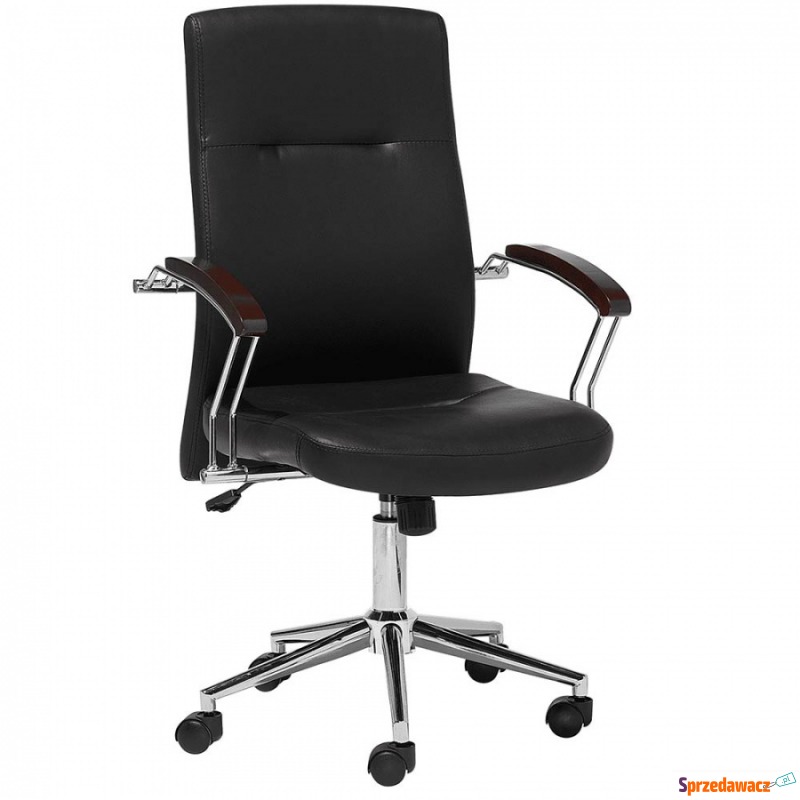 Fotel biurowy czarny regulowana wysokość ELECT - Krzesła biurowe - Ostrów Wielkopolski