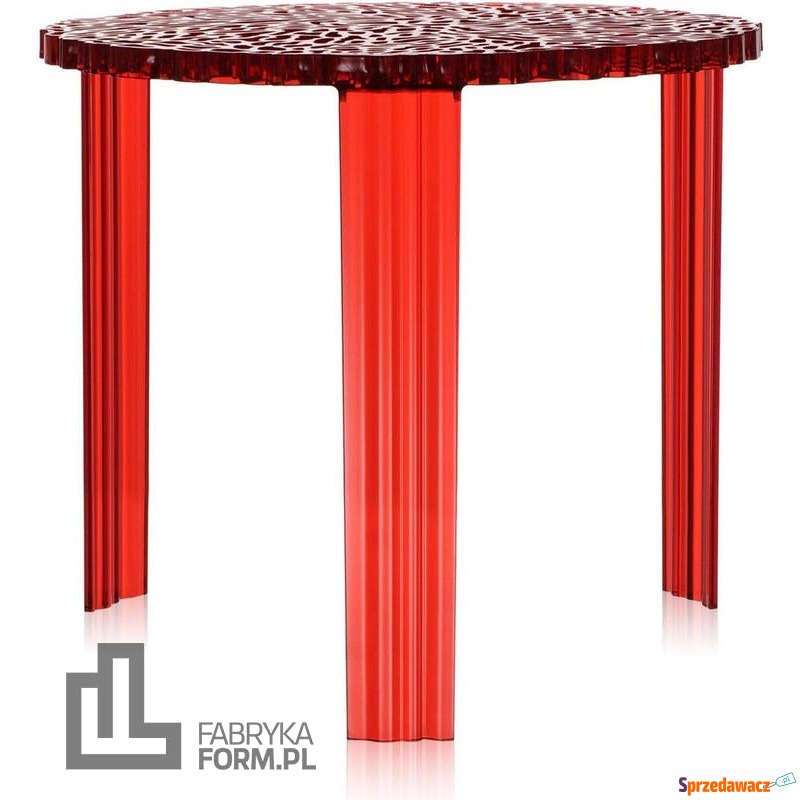 Stolik T-Table 44 cm czerwony - Stoły, stoliki, ławy - Inowrocław