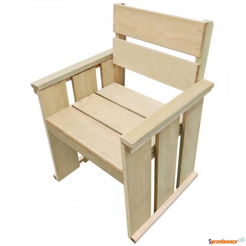 Krzesło do ogrodu, impregnowane drewno sosnowe... - Krzesła ogrodowe - Brzeg