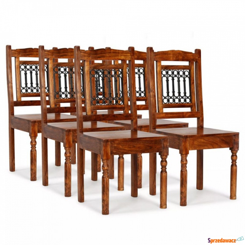 Krzesła do kuchni z litego drewna stylizowanego... - Krzesła kuchenne - Toruń