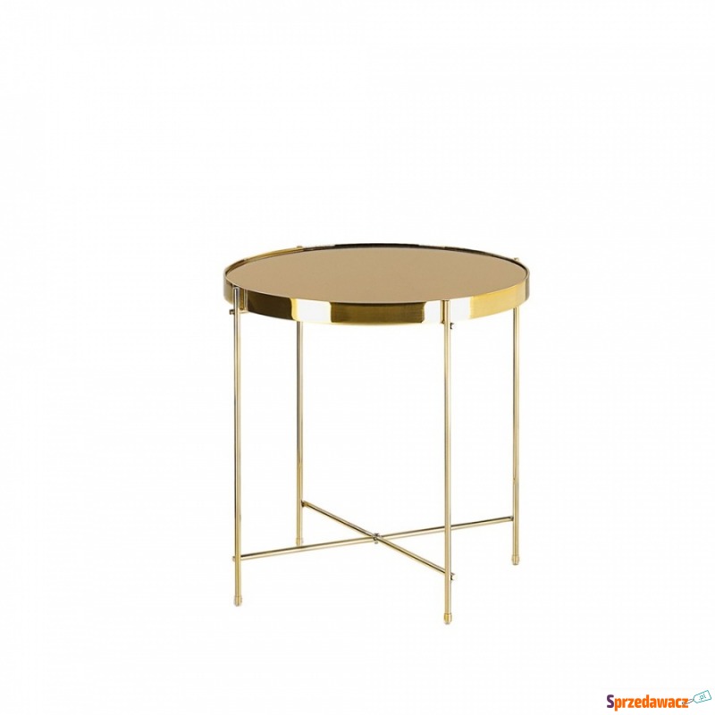 Stolik pomocniczy złoty LUCEA - Stoły, stoliki, ławy - Puławy