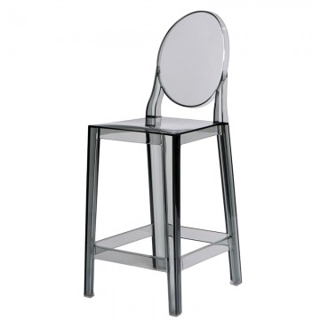 Krzesło barowe D2 Viki transparentne dymione
