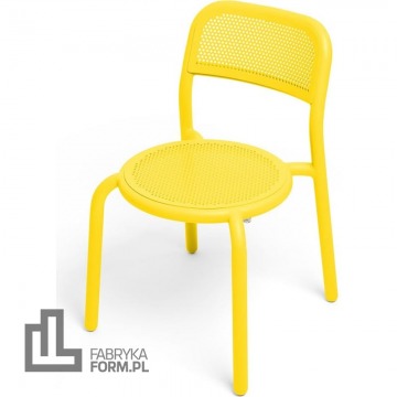 Krzesło ogrodowe Toni żółte